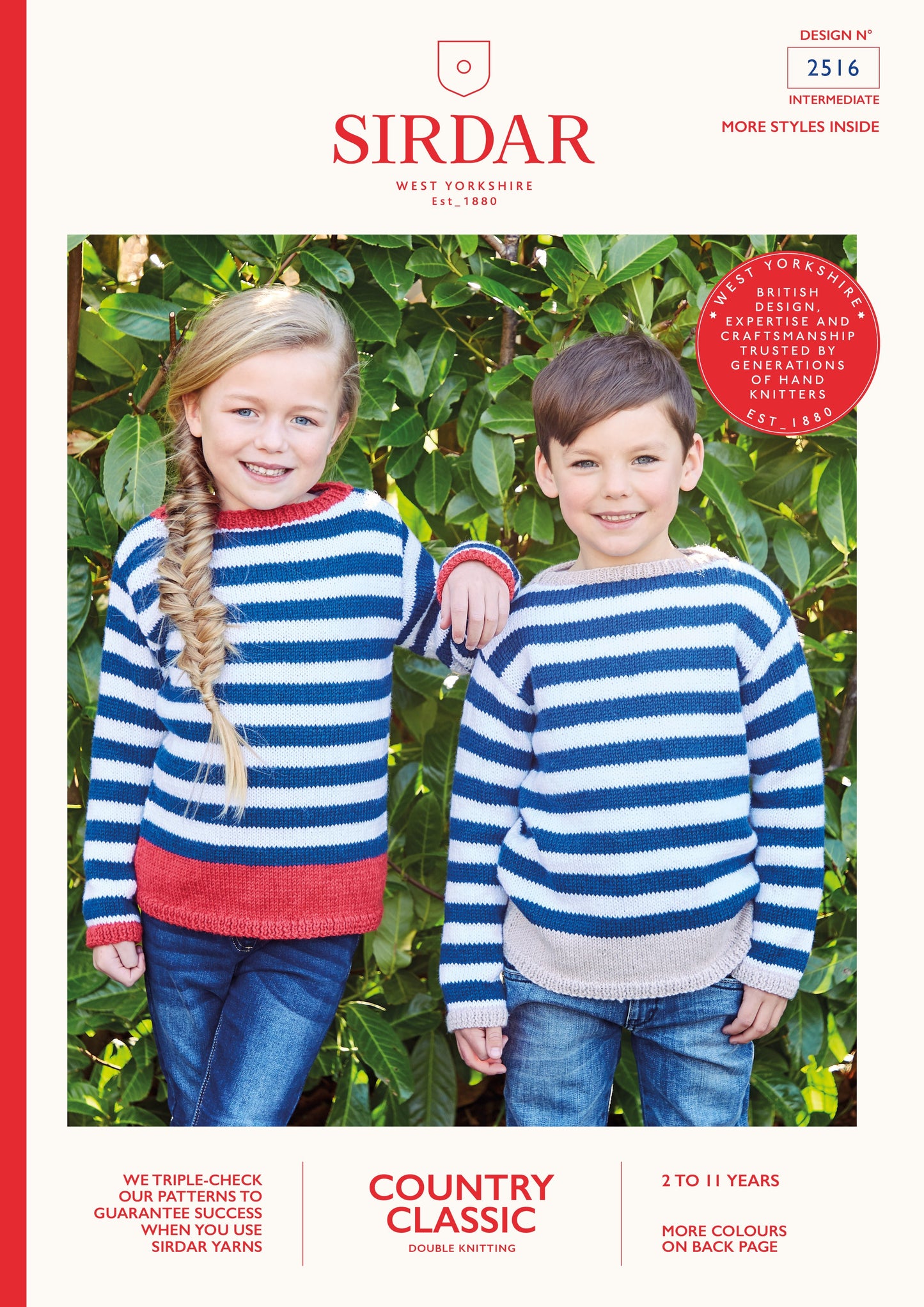 SIRDAR 2516 Sweaters in Country Classic