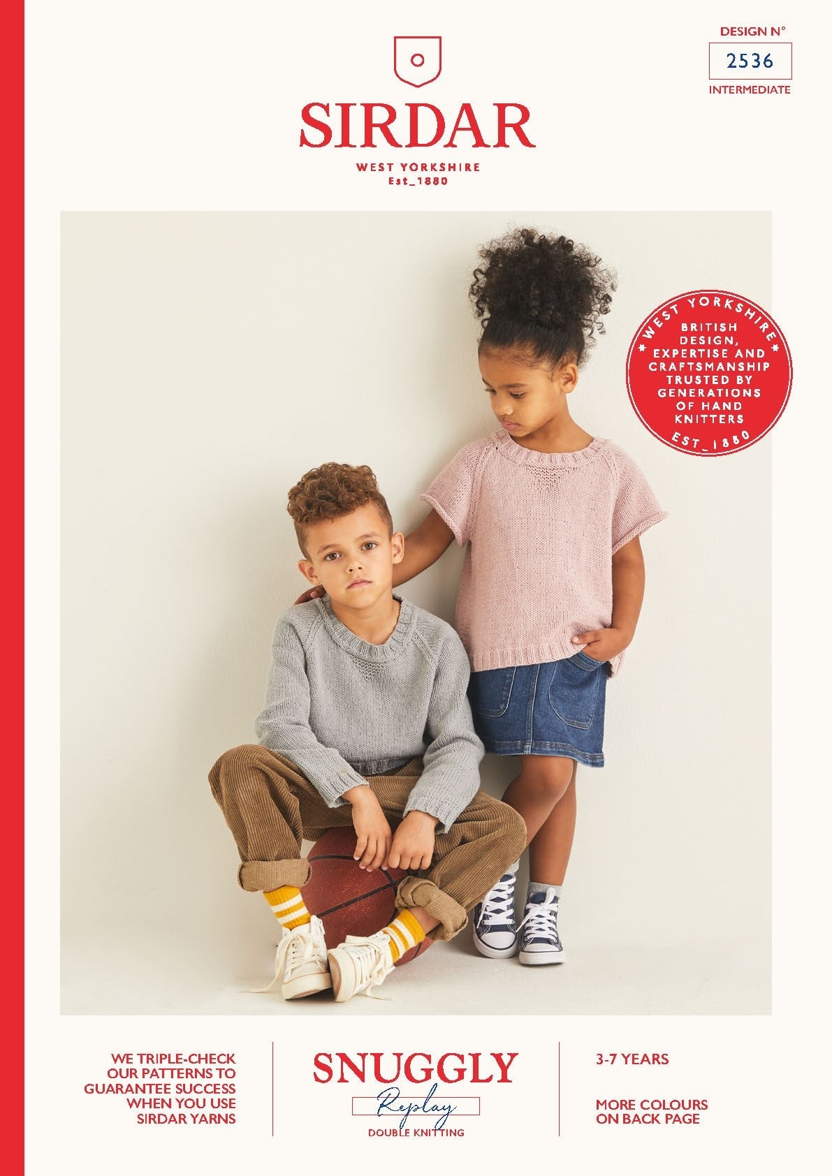 SIRDAR 2536 Long and Short Sleeve Sweaters