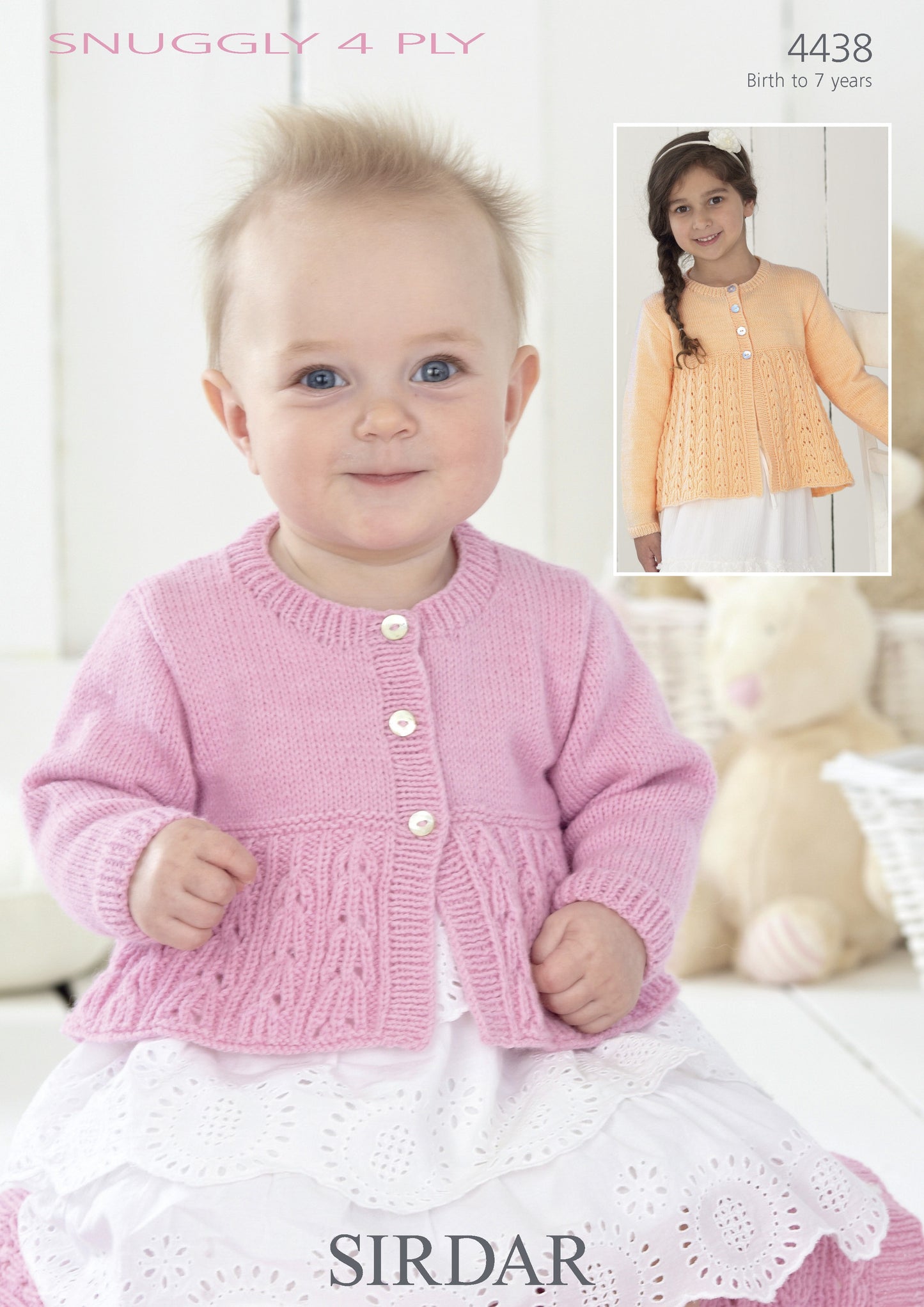 SIRDAR 4438 Girls Blanket and Cardigan