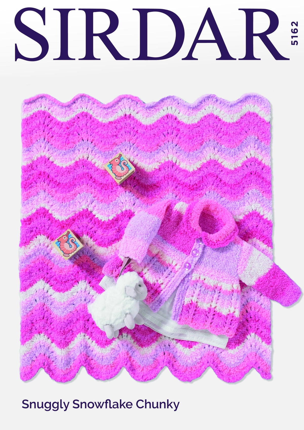 SIRDAR 5162 Coat & Blanket in Snuggly Snowflake Chunky