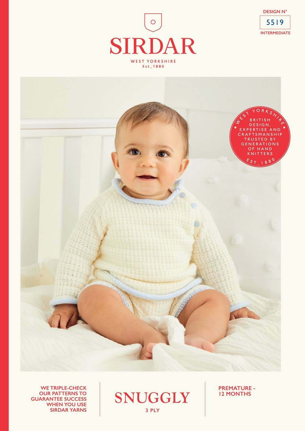 SIRDAR 5519 Sweater and Shorts