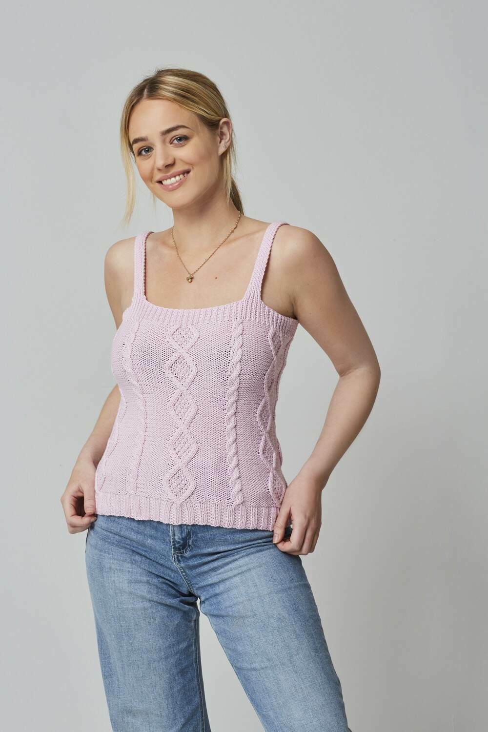 KING COLE 5761 Top & Cardigan in Cottonsoft DK