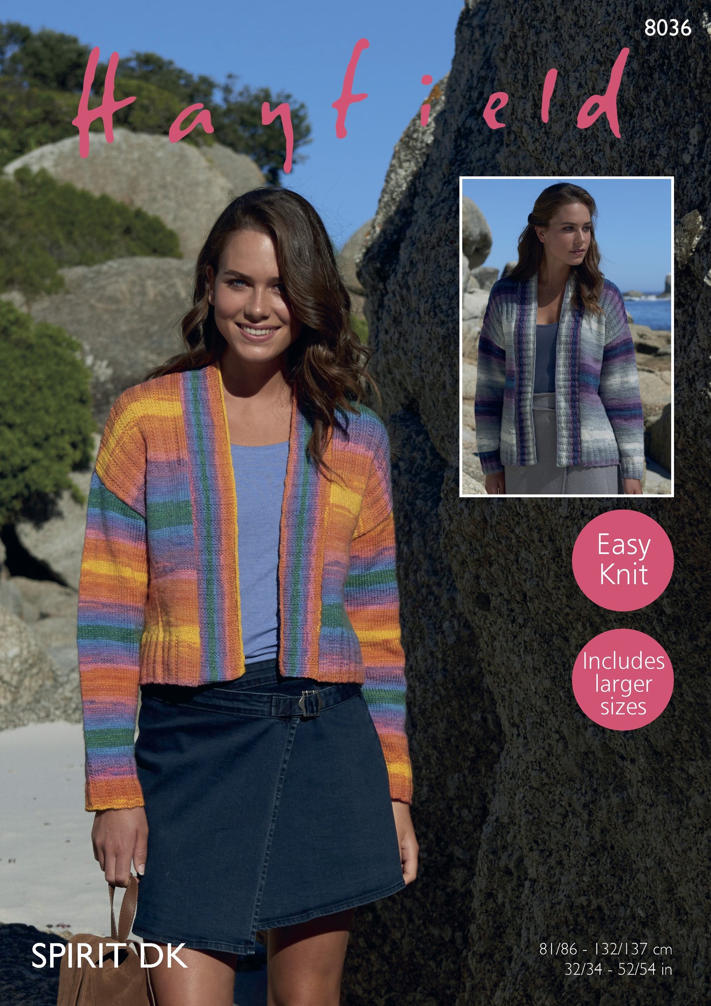 SIRDAR 8036 Jackets in Hayfield Spirit DK