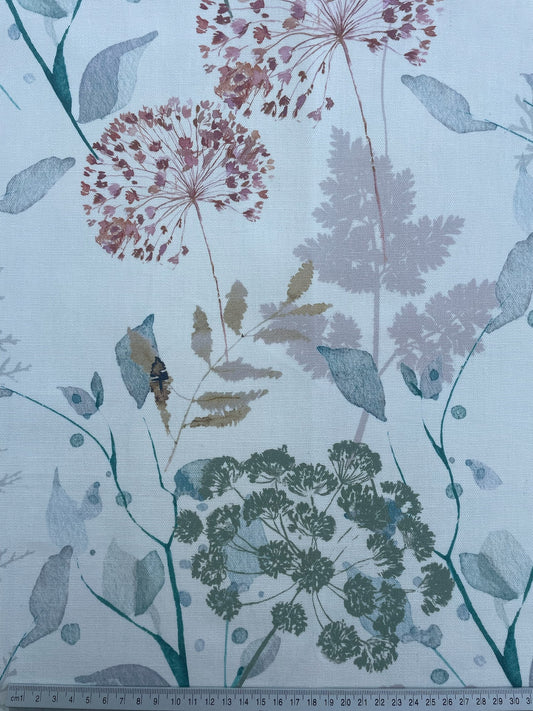 Country Cottage Floral/Coral Green