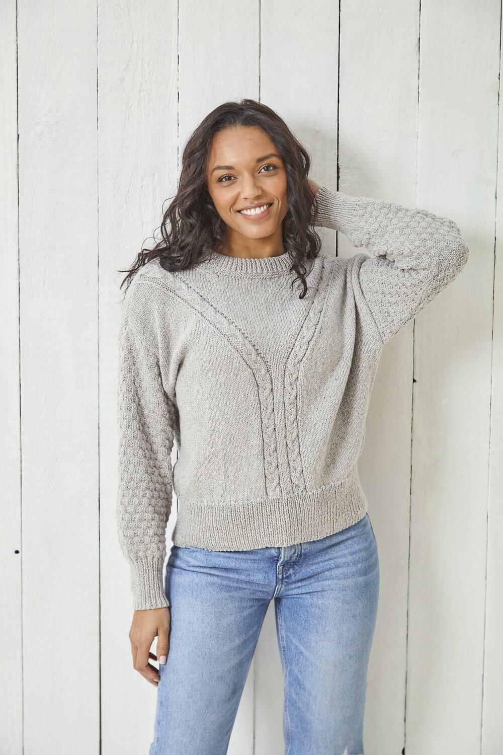 KING COLE 6160 Sweater & Cardigan in Simply Denim DK