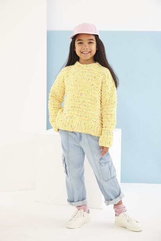 KING COLE 6251 Child’s Sweater & Cardigan in Yumtastic Chunky