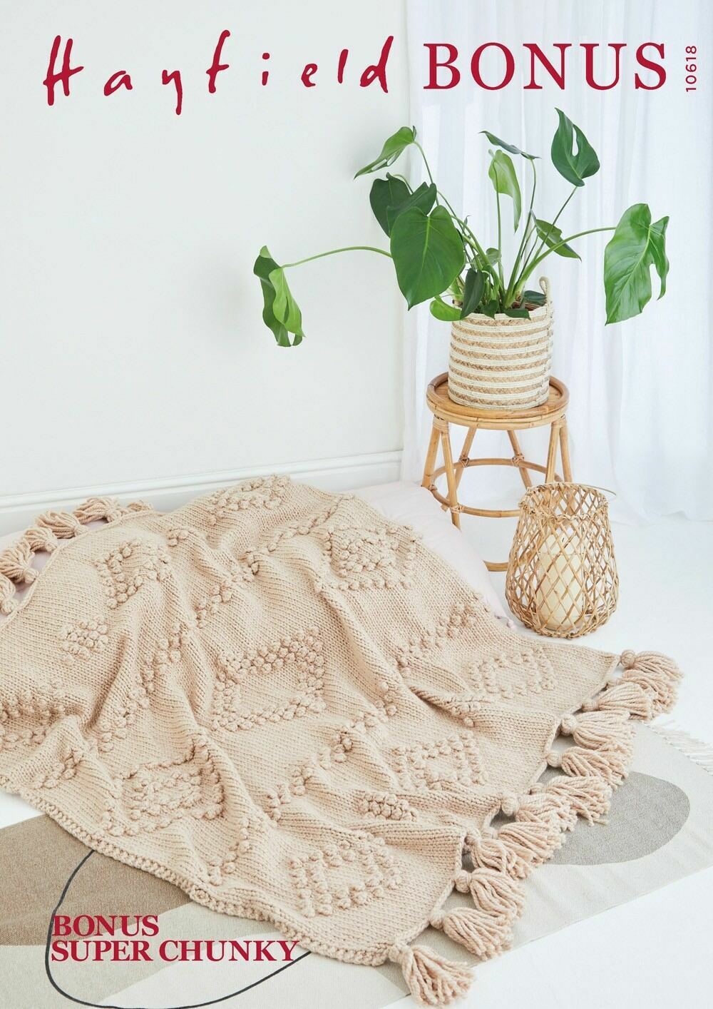 SIRDAR 10618 Rib & Cable Sweater in Hayfield Bonus Super Chunky