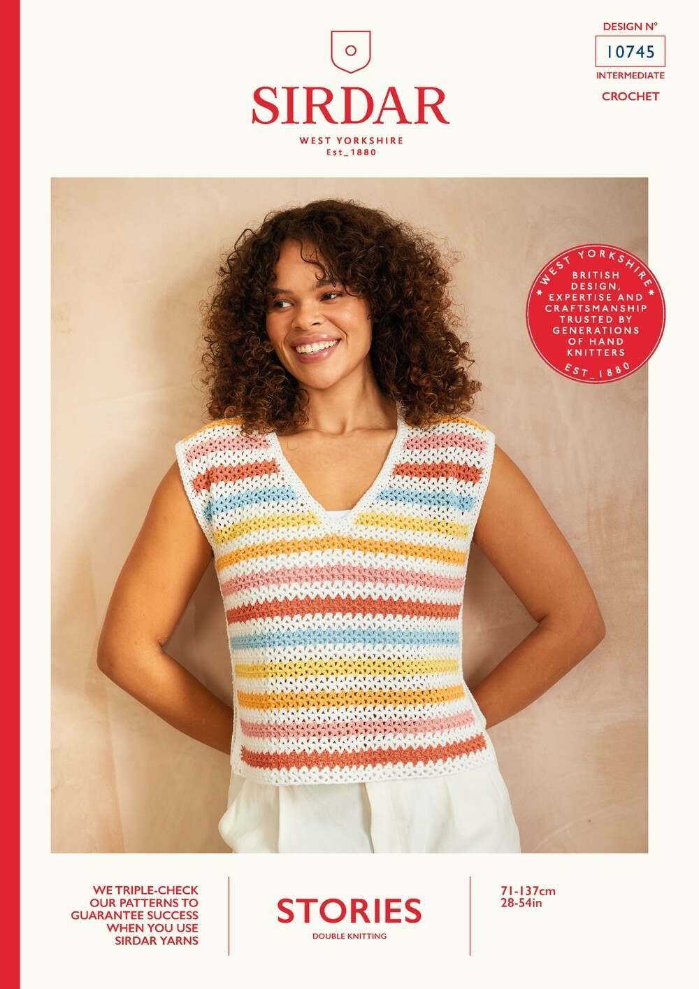 SIRDAR 10745 Crochet Top in Stories