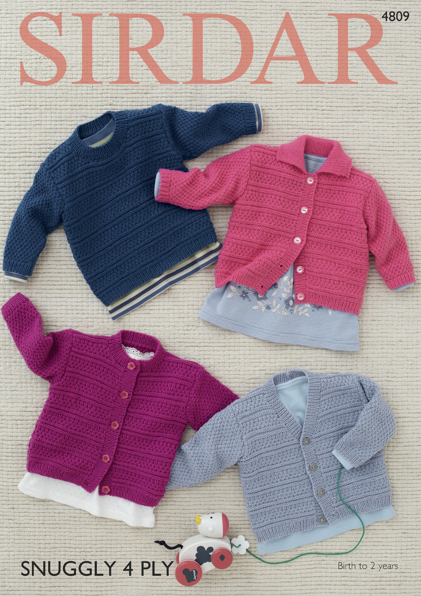 SIRDAR 4809   Baby's Cardigans and Sweater
