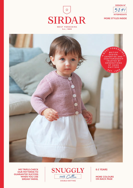 SIRDAR 5271  Cardigan