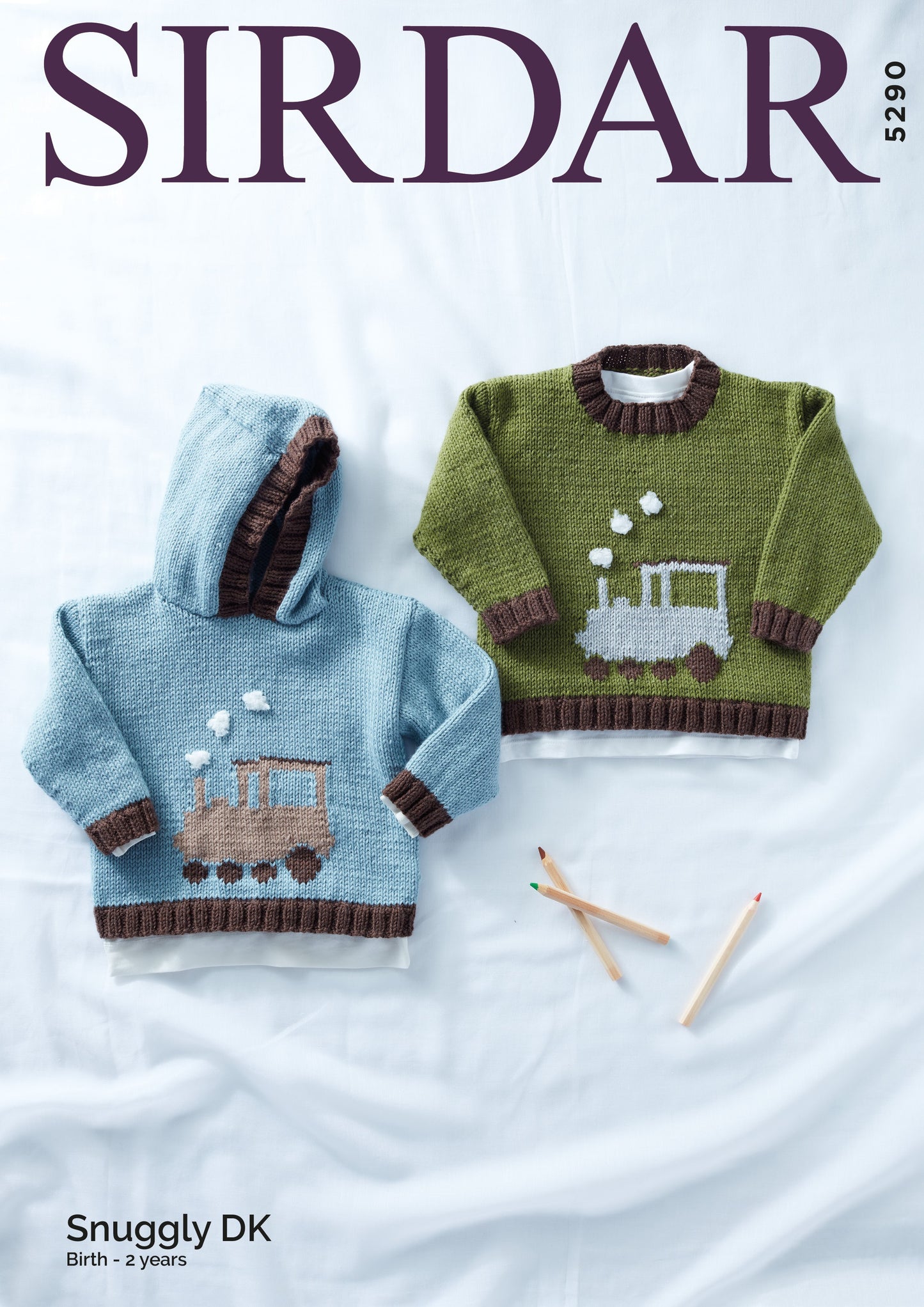 SIRDAR 5290  Round Neck and Hooded Sweater