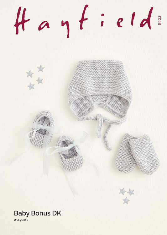 SIRDAR 5422  Hat, Booties & Mittens