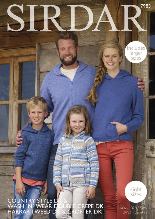 SIRDAR 7983  Sweaters and Jackets in Country Style