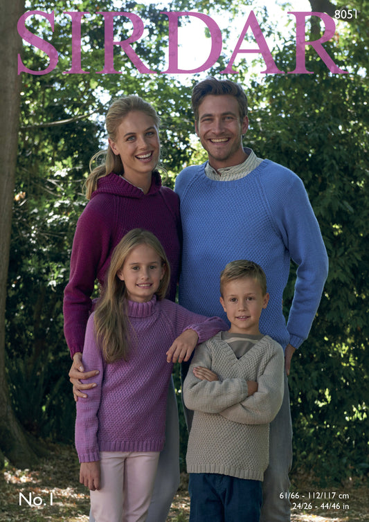SIRDAR 8051  Sweaters in Sirdar No.1 DK