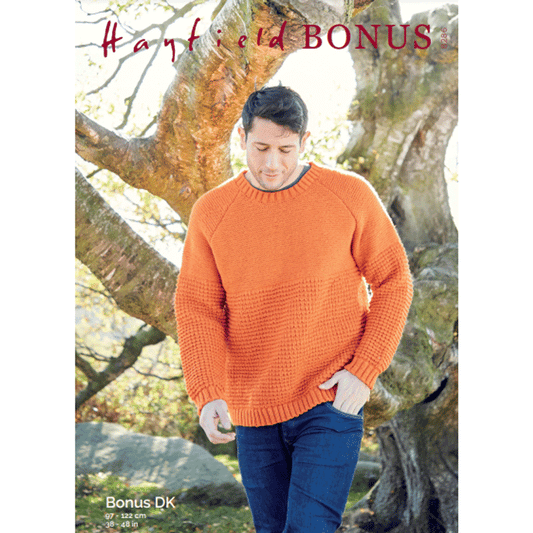 SIRDAR 8286  Man’s Sweater in Hayfield Bonus DK