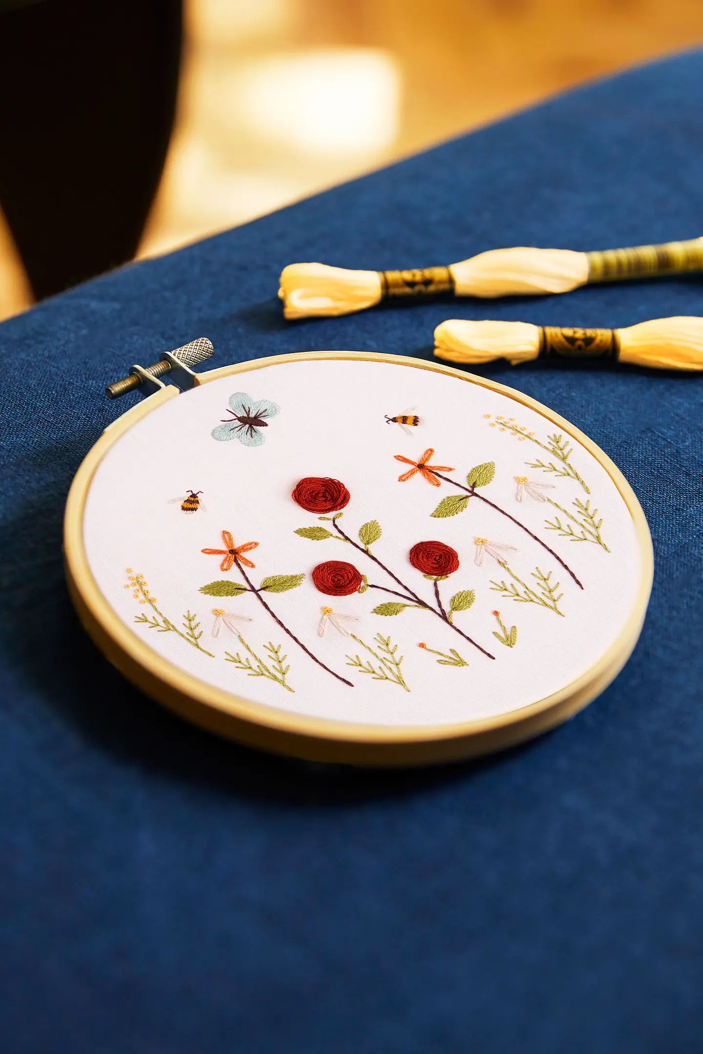 BUTTERFLY GARDEN EMBROIDERY KIT