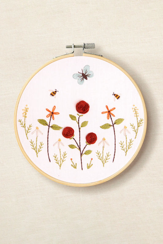 BUTTERFLY GARDEN EMBROIDERY KIT