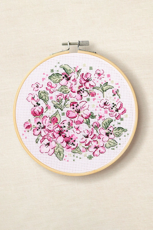 CHERRY BLOSSOM CROSS STITCH KIT