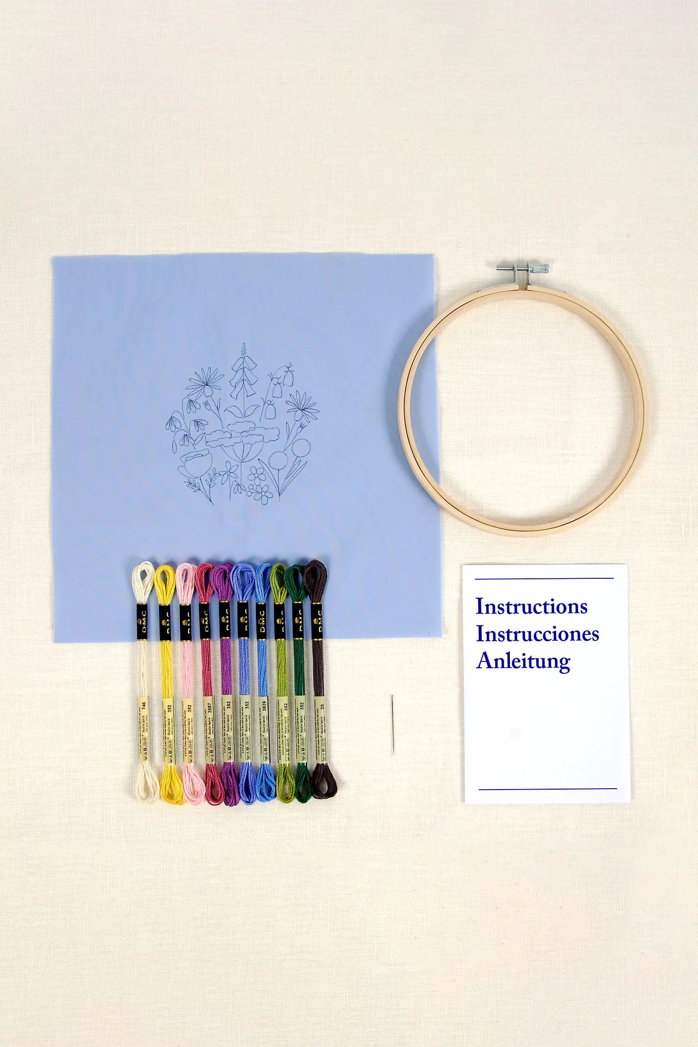 ENGLISH GARDEN EMBROIDERY KIT