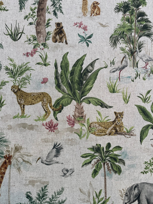 Safari Animals / Linen