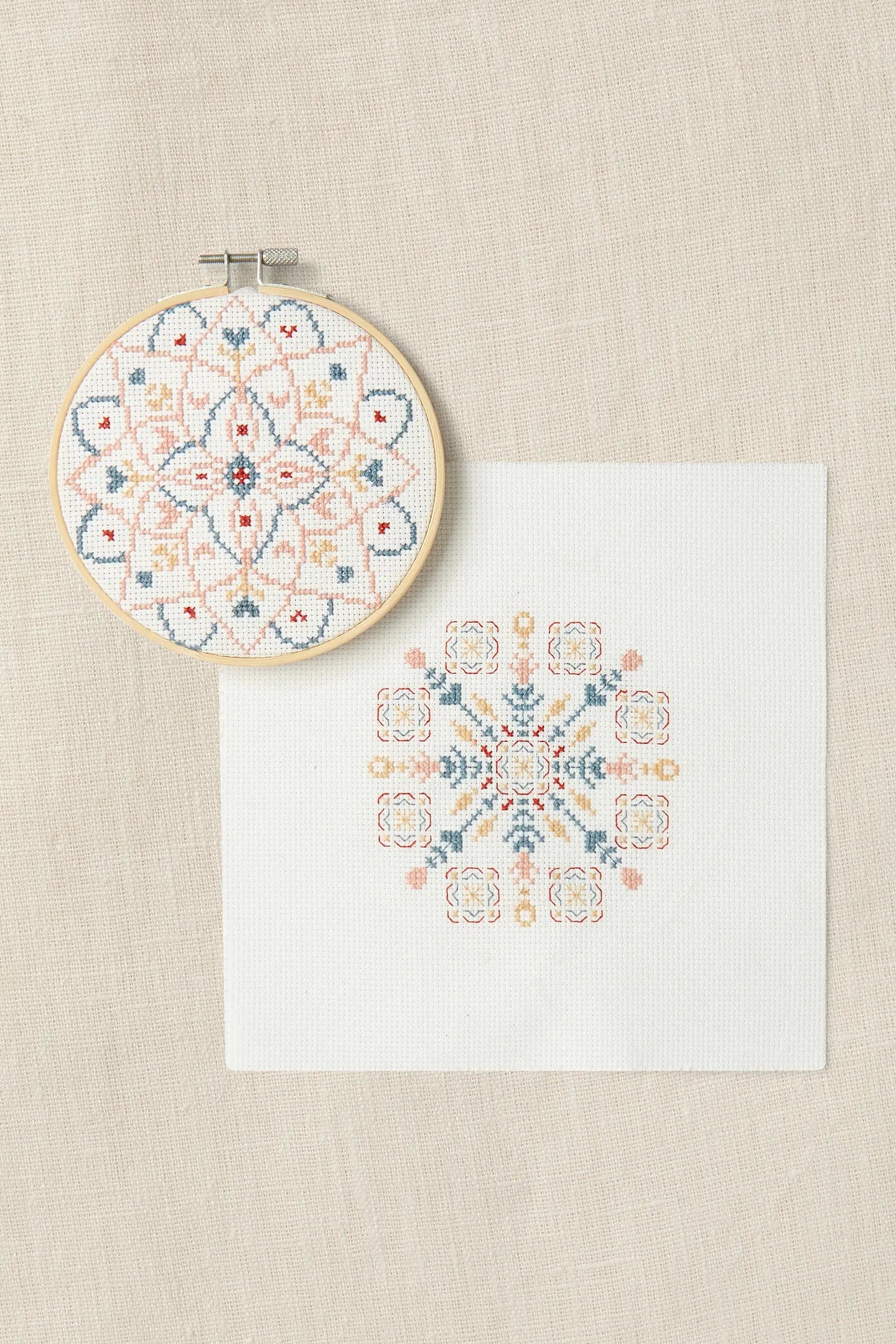 MEDITATIVE MANDALA CROSS STITCH KIT