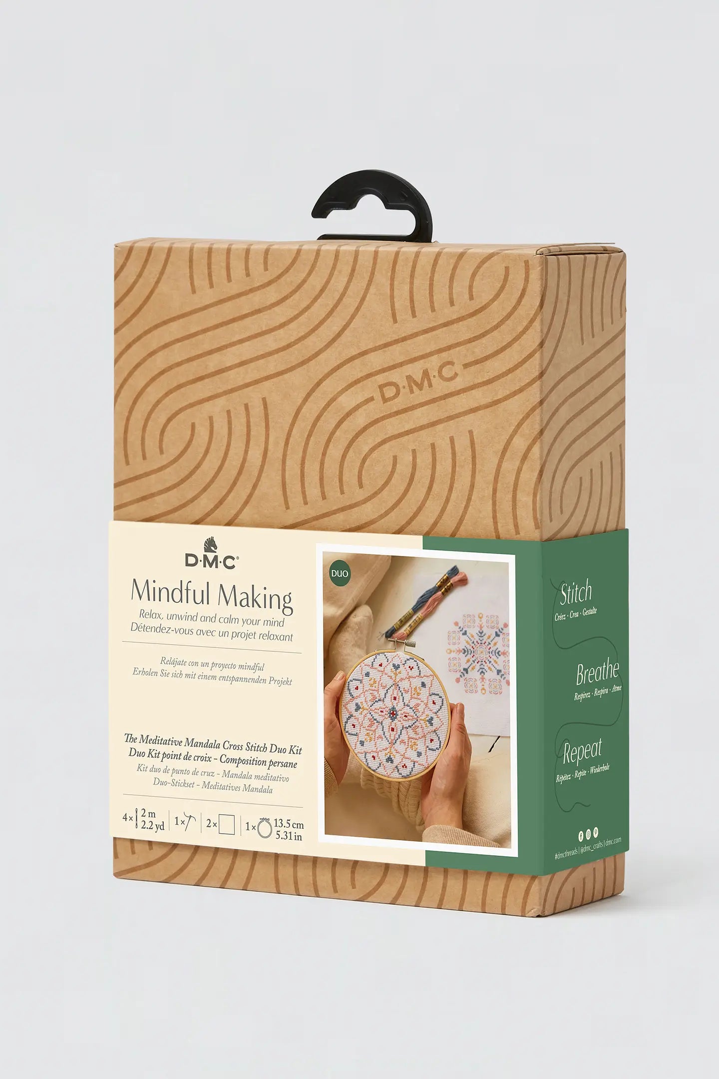 MEDITATIVE MANDALA CROSS STITCH KIT