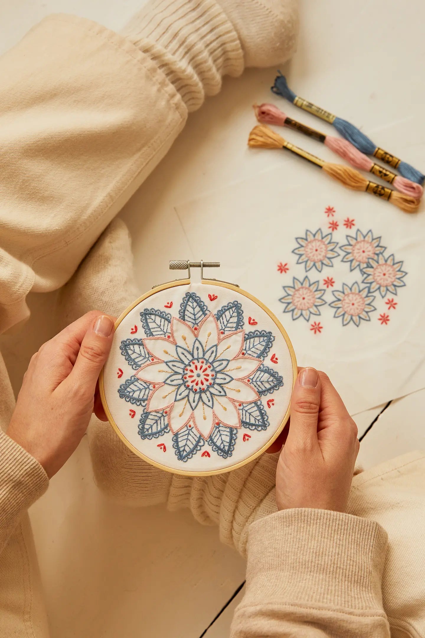 MINDFUL MANDALA EMBROIDERY KIT