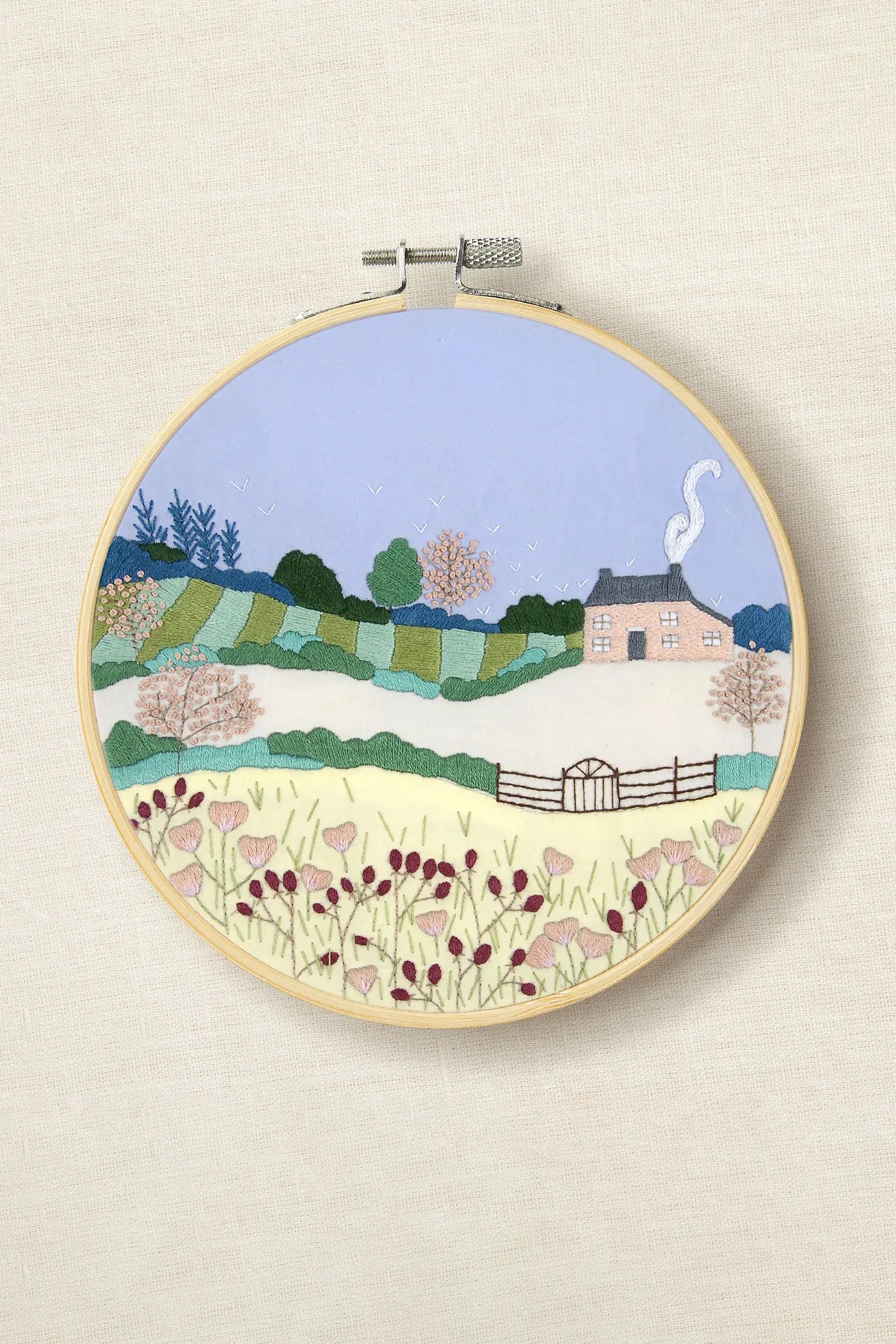 SPRING LANDSCAPE EMBROIDERY KIT