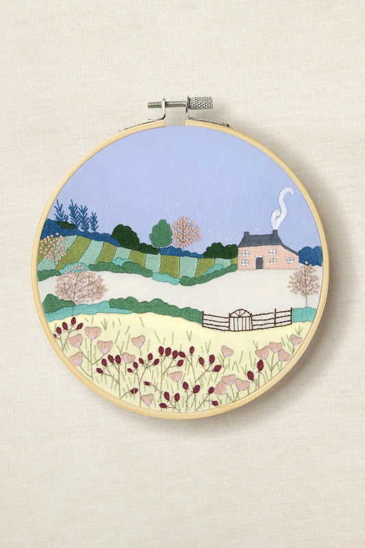 SPRING LANDSCAPE EMBROIDERY KIT