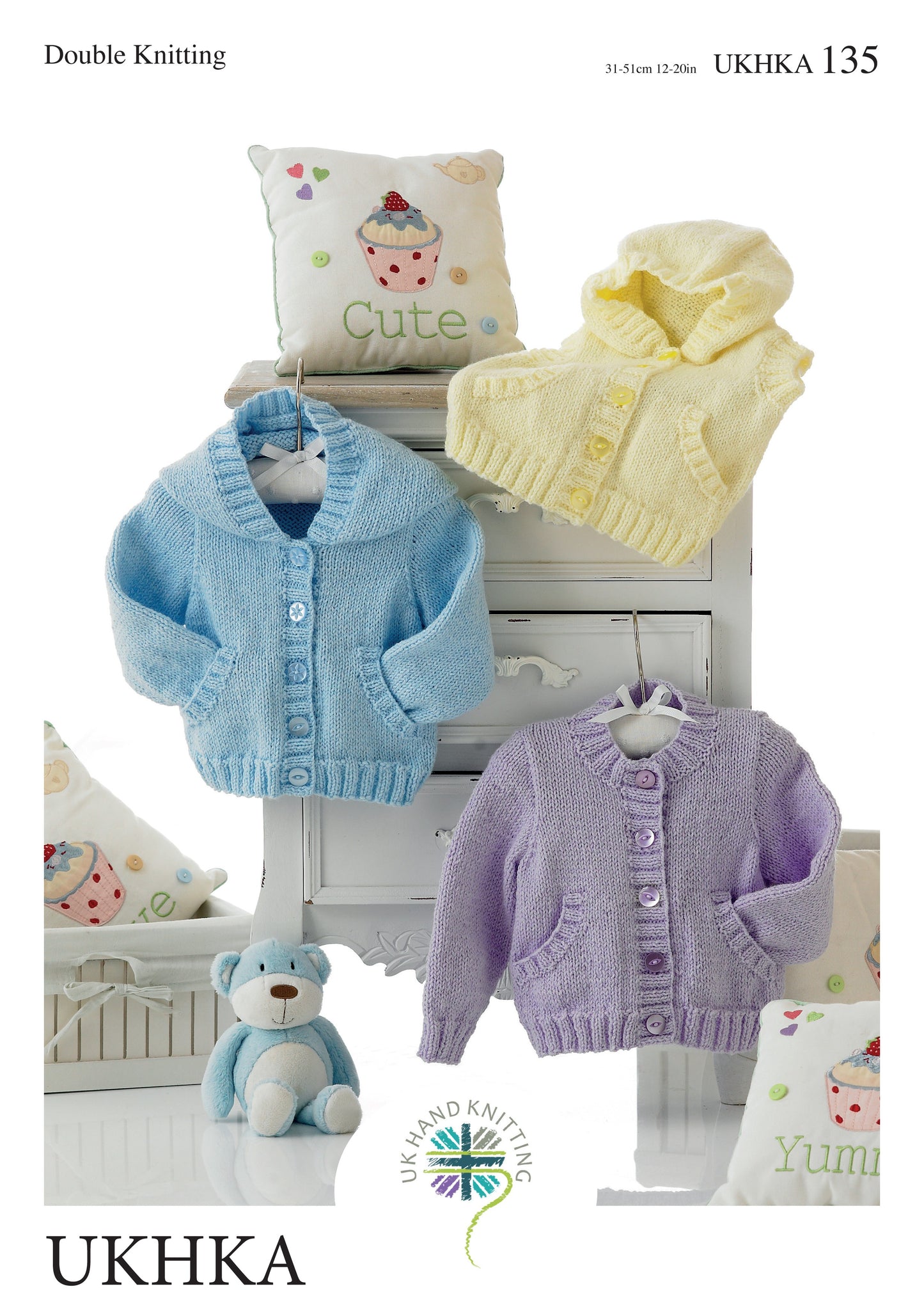 SIRDAR ukhka 135   Baby Jackets & Waistcoat