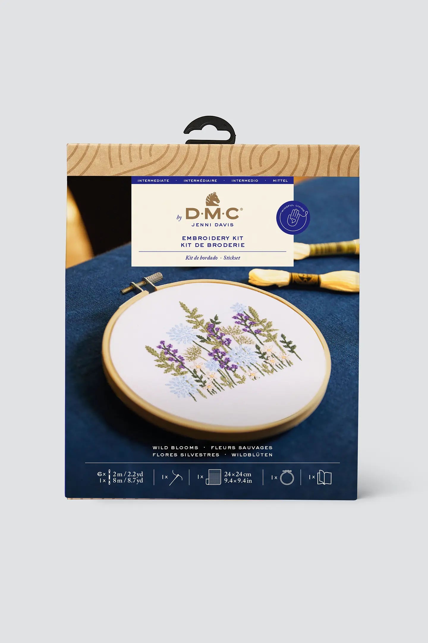WILD BLOOMS EMBROIDERY KIT