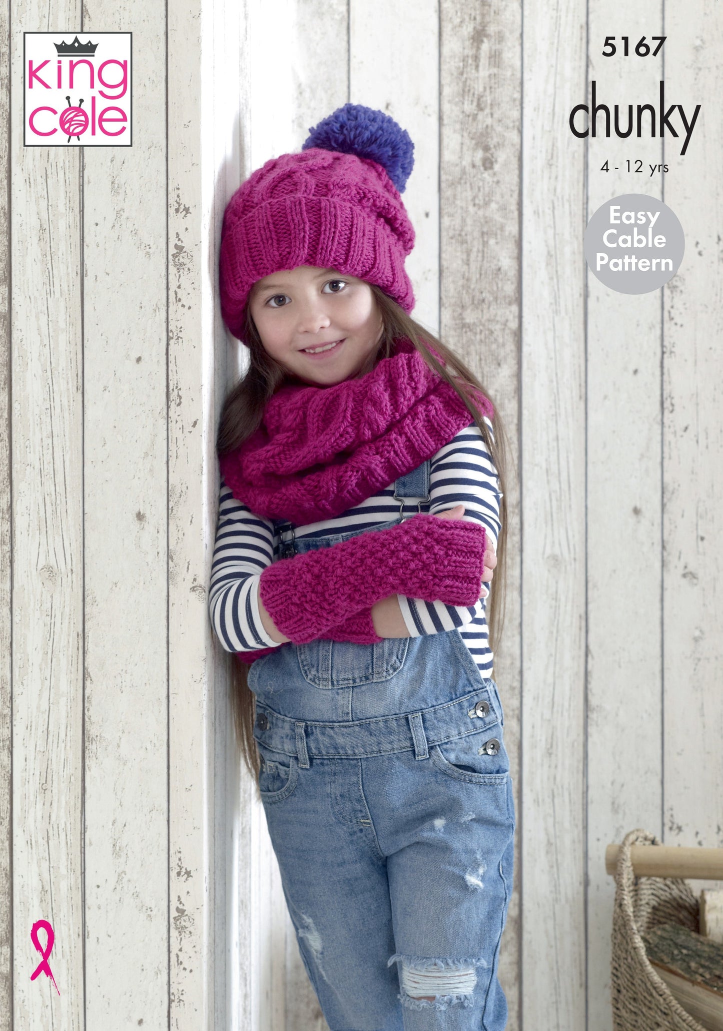 KING COLE 5167  Mitts, Snoods & Hats in Comfort Chunky