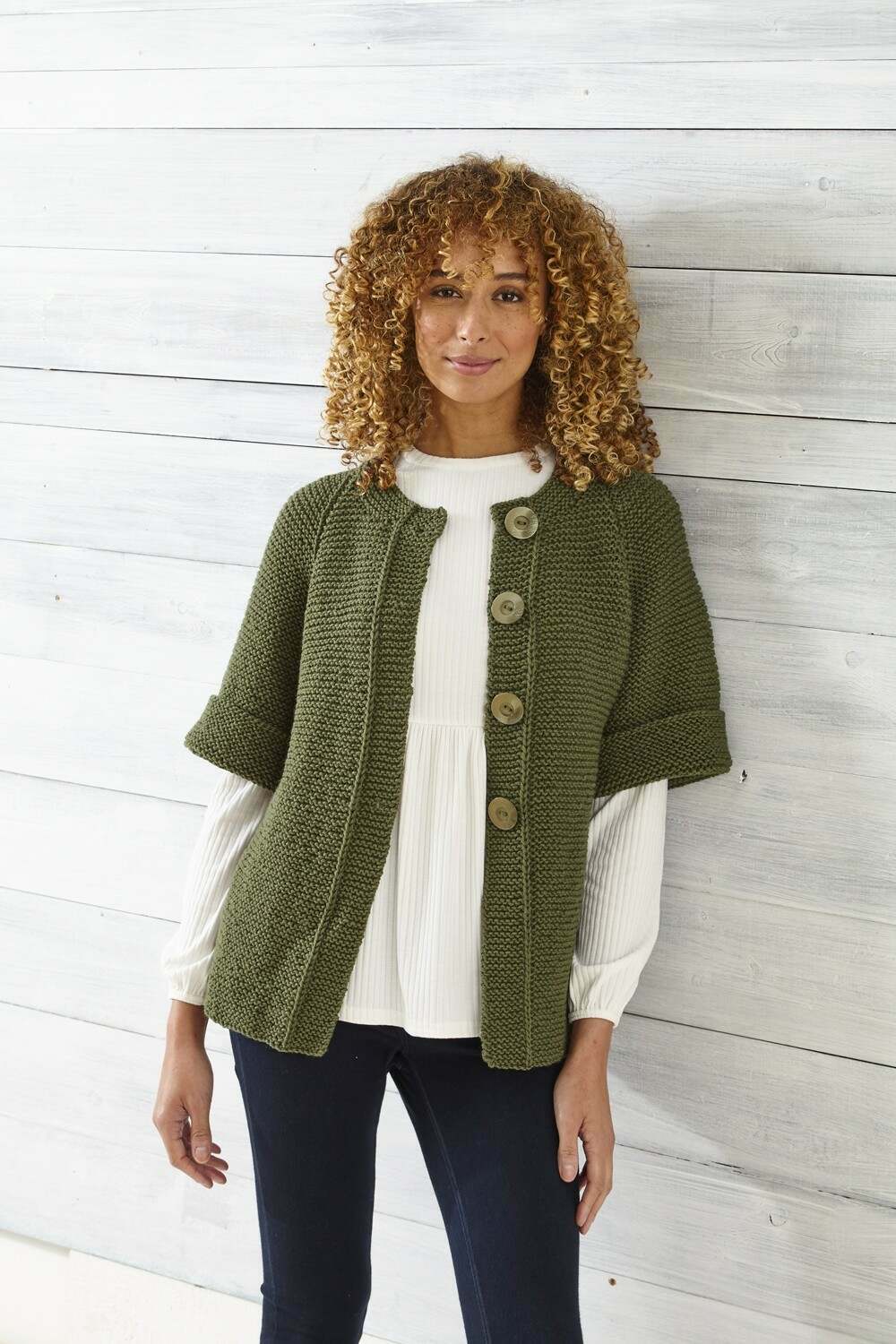 KING COLE 5891  Sweater & Cardigan in Wildwood Chunky