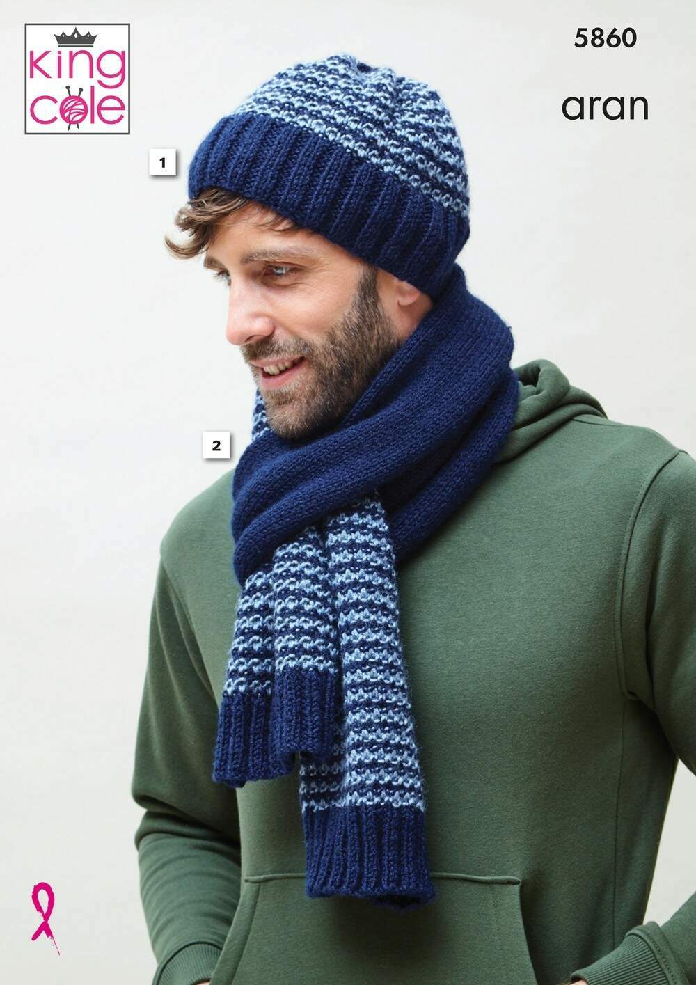 KING COLE 5860  Apparel Accessories in Fashion Aran