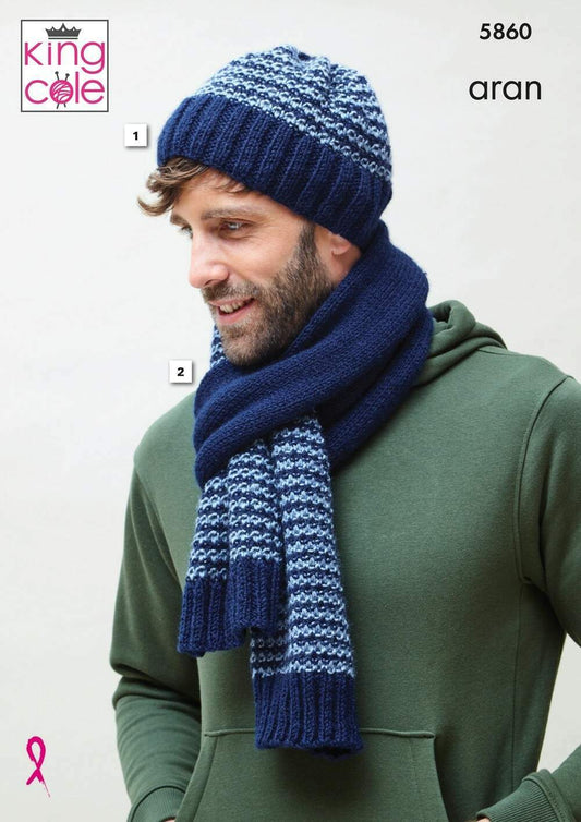 KING COLE 5860  Apparel Accessories in Fashion Aran