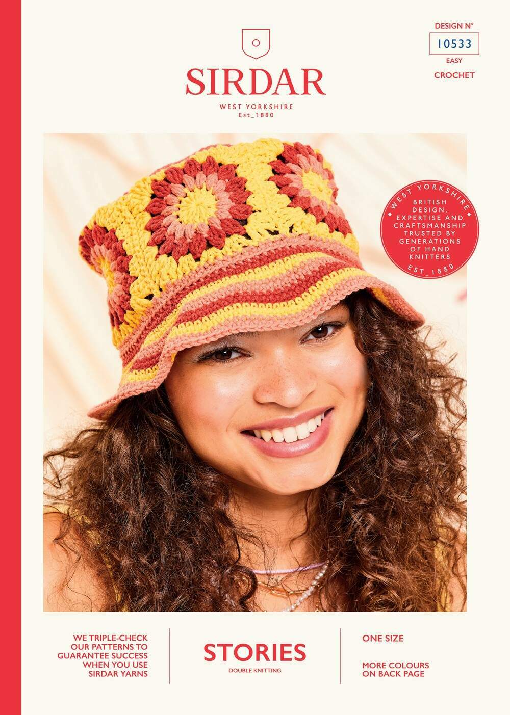 SIRDAR 10533  Womens Crochet Hat in Stories DK