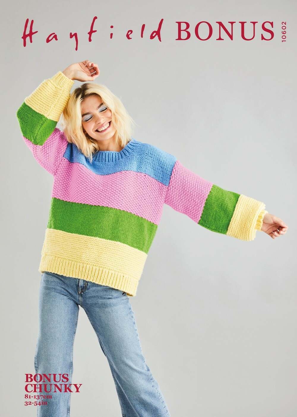 Sirdar 10602 Sweater in Hayfield Bonus Chunky