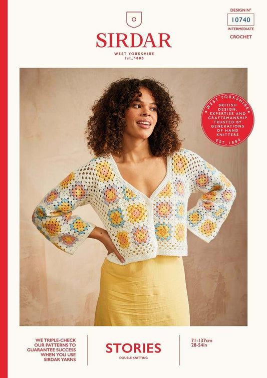 SIRDAR 10740  Cardigan in Stories