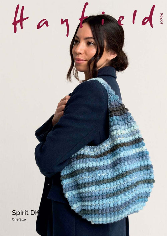 SIRDAR 10799  Slouchy Shoulder Bag (Crochet) in Hayfield Spirit DK