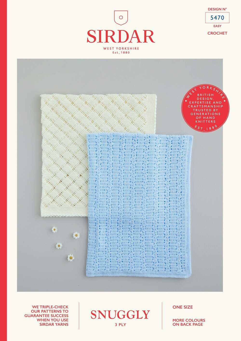 SIRDAR 5470  Blankets in Snuggly 3 Ply