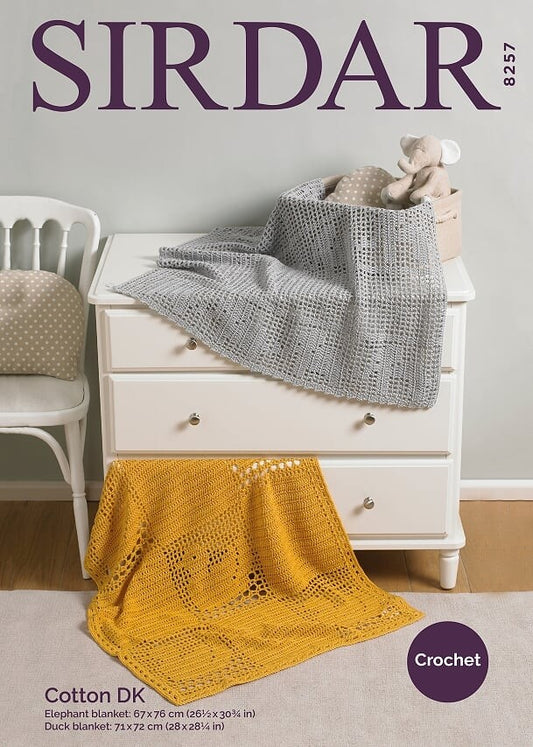 SIRDAR 8257  Blankets in Cotton DK
